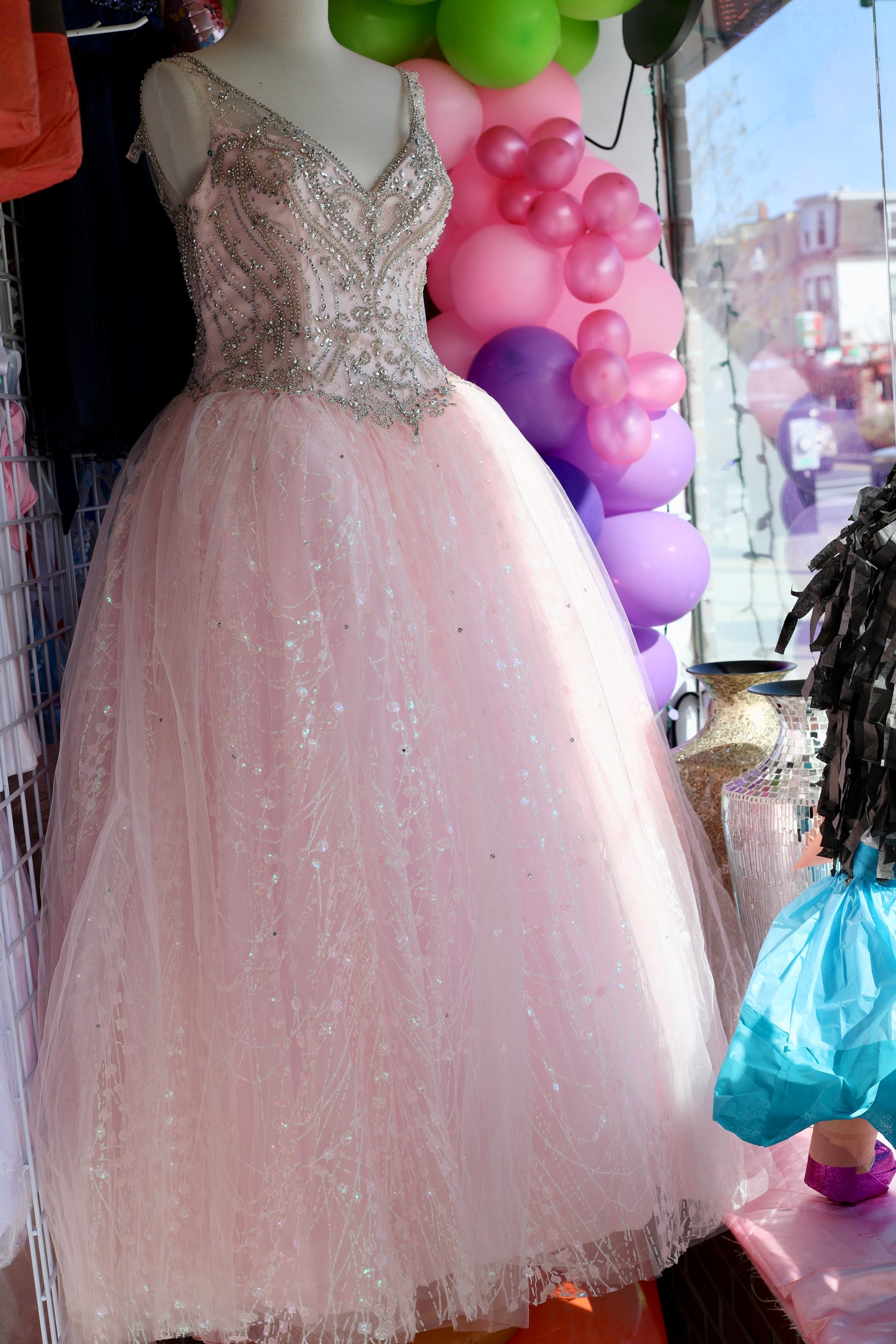 Pink/Rosado Dress - Susanita's Fiestas