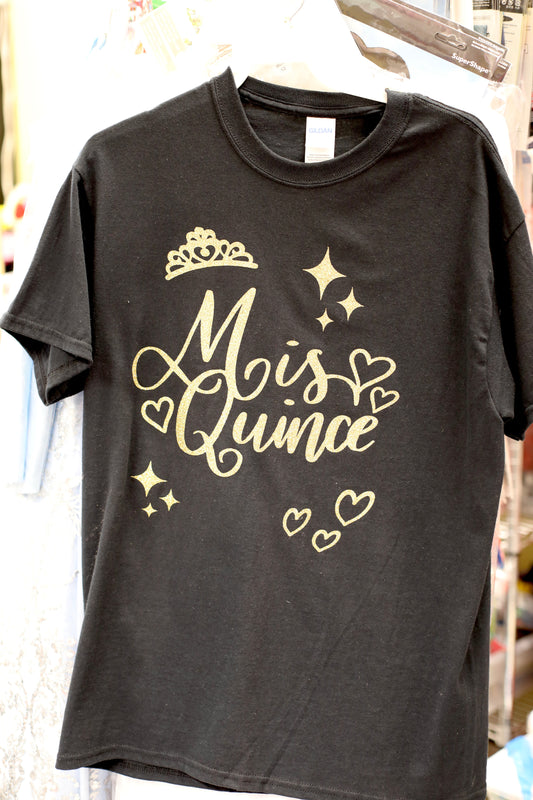 Miss Quince T-shirt (Blk - Susanita's Fiestas