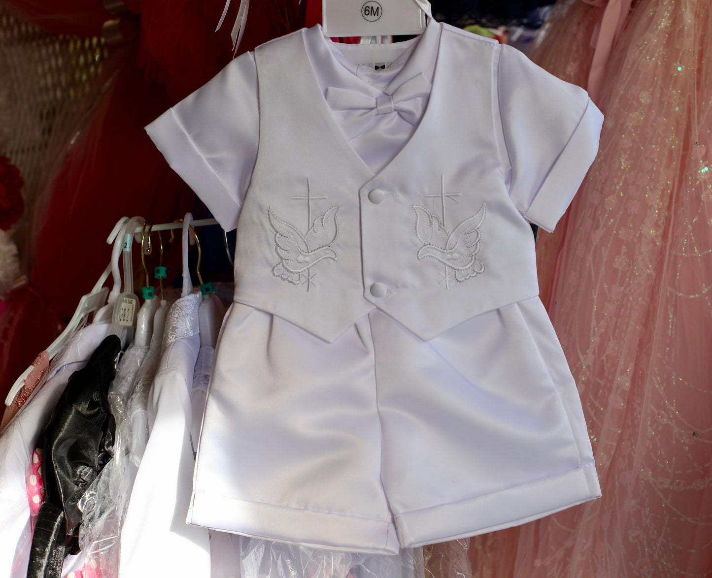 Polyester Baptism Outfit - Susanita's Fiestas